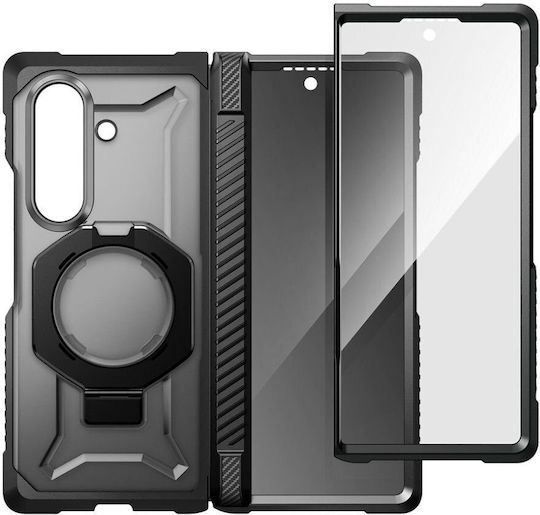 Supcase Back Cover Tempered Glass / Σιλικόνης / Πλαστικό Μαύρο (Galaxy Z Fold8 Ultra)