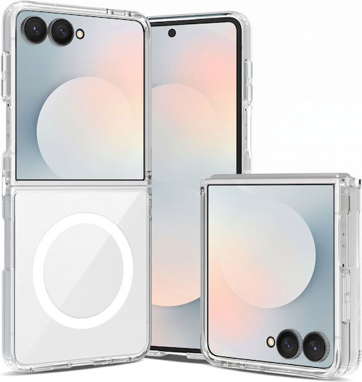 Tech-Protect Flexair Hybrid Book Silicone / Plastic Transparent (Galaxy Z Flip)