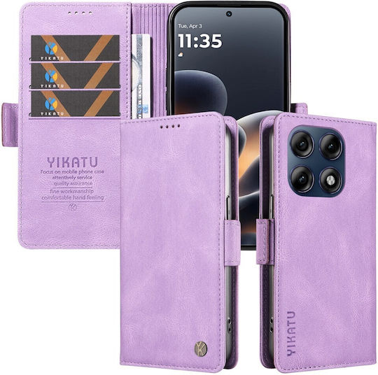 Yikatu Purple Wallet (Moto G47)