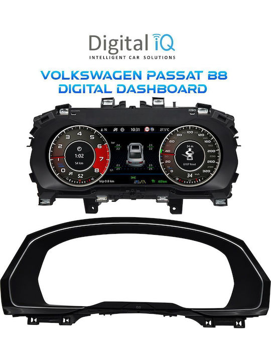 Digital IQ Car Audio System for Volkswagen Passat 2016 (Bluetooth/USB/WiFi/GPS) with 12.3" Touch Screen