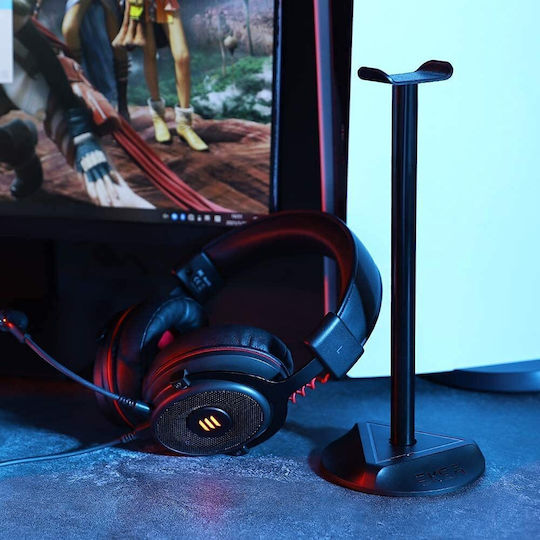 Suport pentru căști Gaming Anti-alunecare Bază din Metal și Silicon 24.5x10.8x6.1 Cm