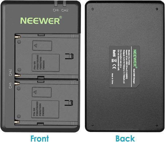 Neewer Încărcător Dublu De Baterii Compatibil Cu Sony