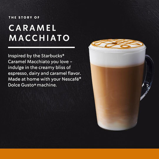Starbucks Capsule De Cafea Dolce Gusto Caramel Macchiato 128g