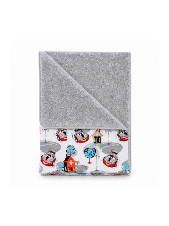 Κουβέρτα Αγκαλιάς & Λίκνου Γκρι 60x90εκ.