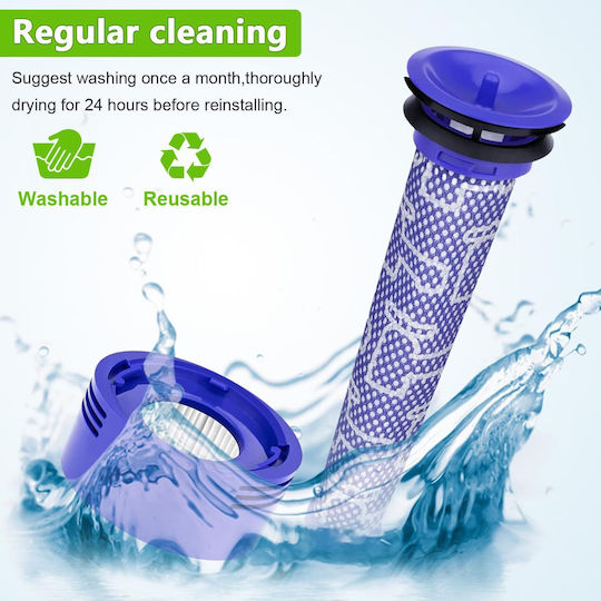 Hepa Hepa Filter for Stick Vacuum Cleaner Compatible with Dyson