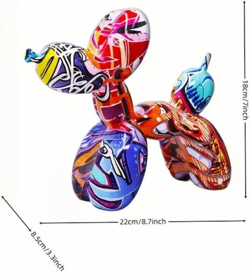 Figurină Decorativă Câine Din Polirosină 22x8.5x18cm