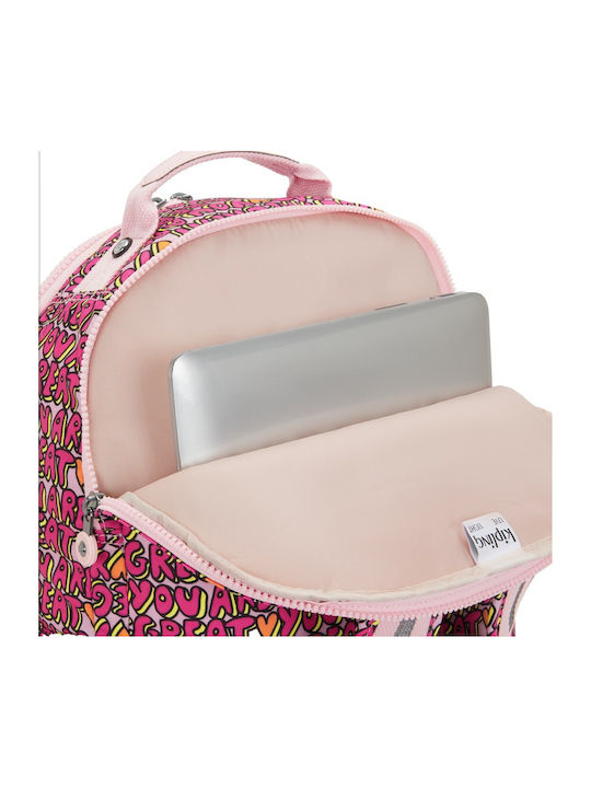 Kipling School Backpack Pink 27 Litres 35 x 20.5 x 44 cm
