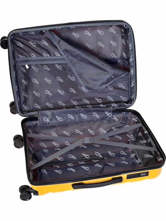 Seagull Hard Yellow Suitcases Set of 2 Pieces