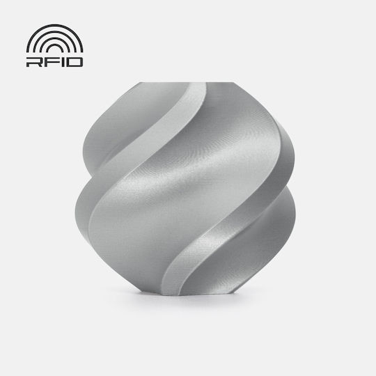 Bambu Lab PLA 3D Printer Filament Ασημί