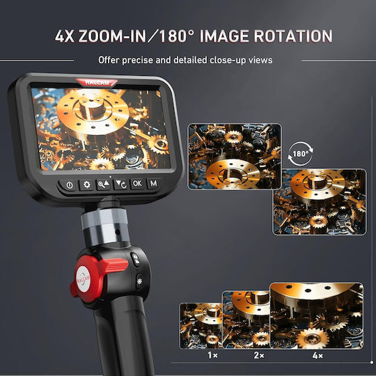 Ralcam Industrial Ενδοσκοπική Κάμερα Wi-Fi με Καλώδιο 1.5m