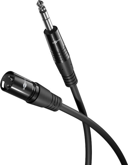 Goobay Cable XLR male - Μαύρο 1.5m 80361