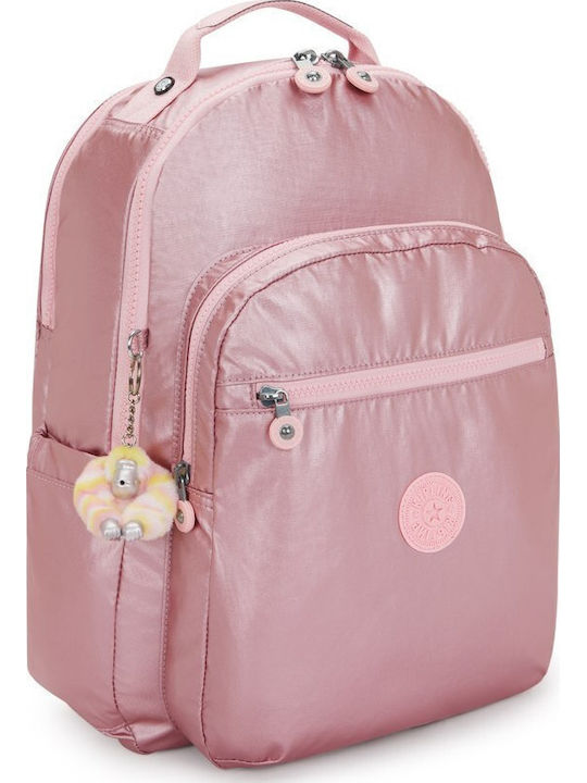 Kipling Seoul Backpack for Laptop 15" in Pink Colour
