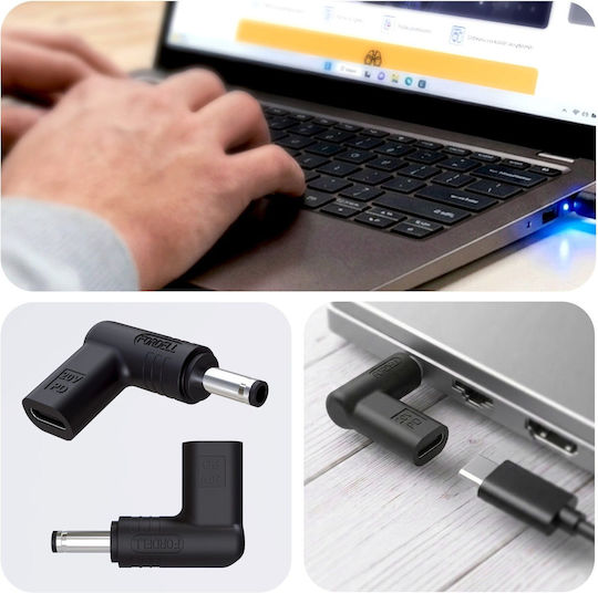 3MK USB-C Universal Laptop Charger 65W 20V Without Power Cord