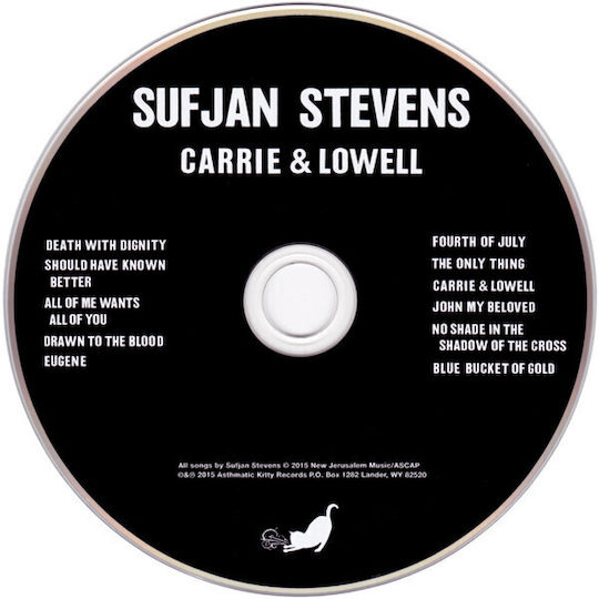 Sufjan Stevens Carrie & Lowell Cd