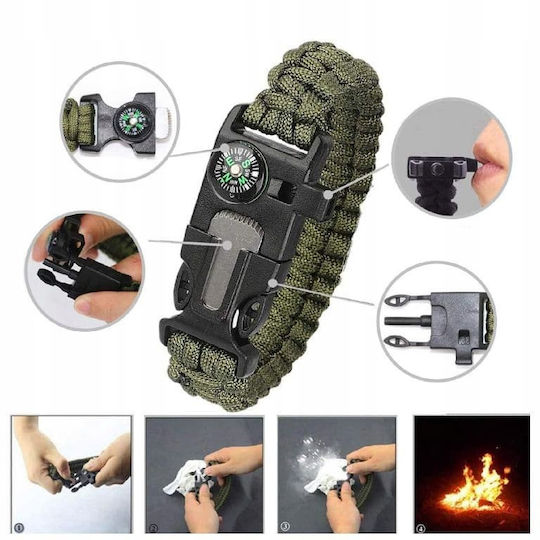 Kit complet de supraviețuire 18 în 1 18 piese Camping Călătorie Offroad ATV SSV