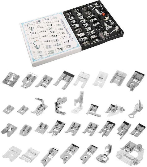 Set 32 Piciorușe Universale Accesorii Pentru Mașini De Cusut Acasă