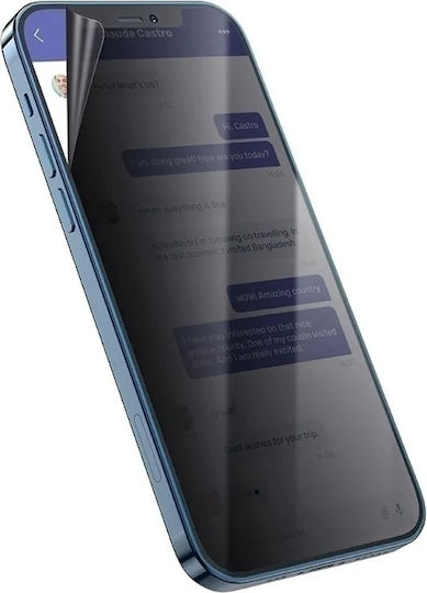 Mat Hydrogel Protection Film Honor 90 Smart X7b Hoco Hydrogel Pro Privacy Matte Screen Protector Privacy Screen 0.15 Mm Matte Hoco-front-prm-025-061