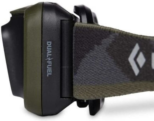 Black Diamond Rechargeable LED Headlamp with Maximum Brightness 400lm Spot