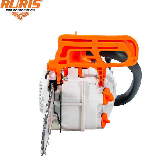Ruris Dac 201rs – Benzin Kettensäge 1,5 PS 25,4 ccm 300 mm Führungsschiene Einfacher Start Schnitt