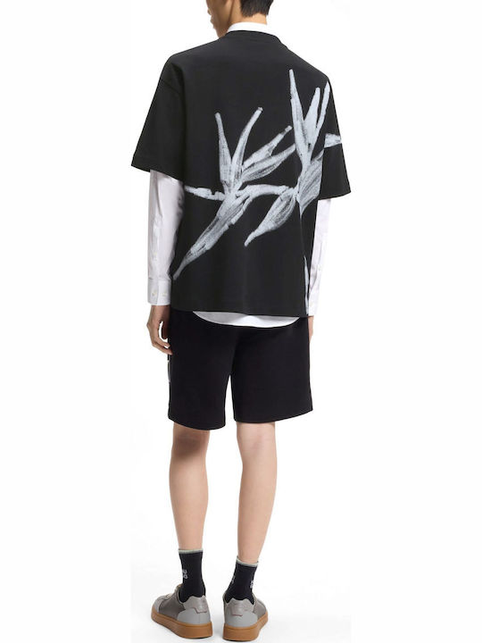 Herrenblusen T-Shirt Schwarz