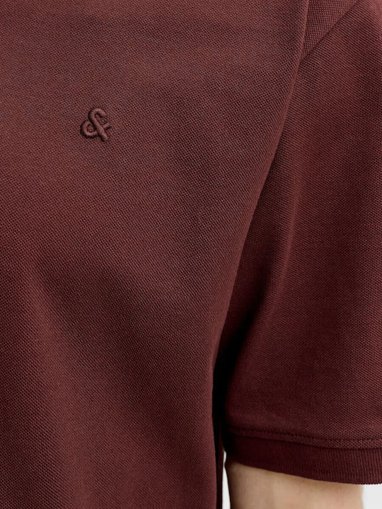 Polo Short Sleeve Blouse Bitter-chocolate