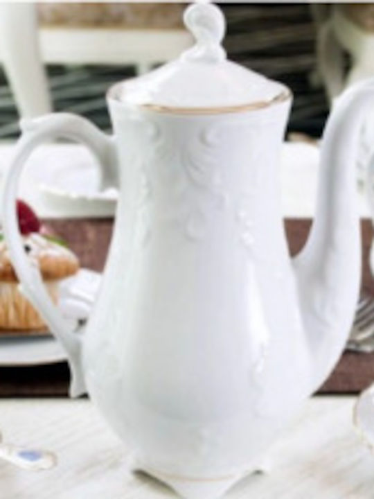 Cmielow Rococo Auriu Set de Ceai cu Cană din Porțelan Aur 1200ml 27buc