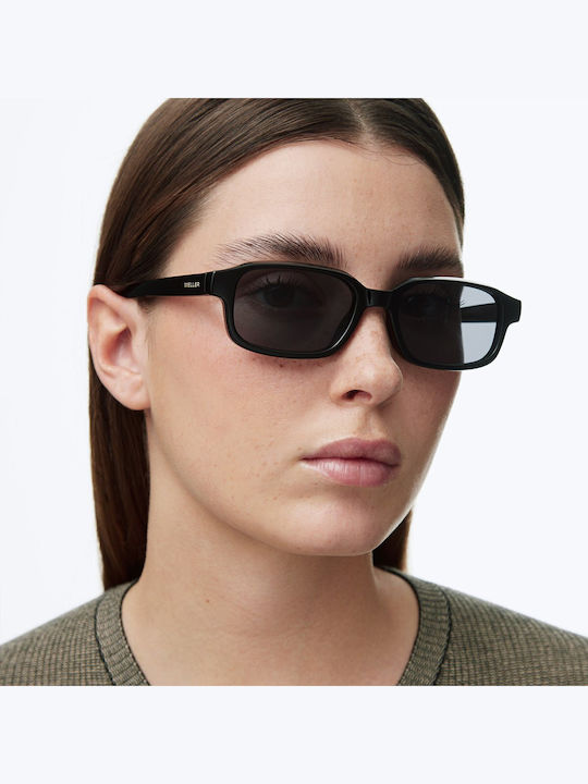 Meller Alle Unisex Sonnenbrillen mit Schwarzem Rahmen und Schwarzem Polarisiertem Glas KYA-TUTCAR