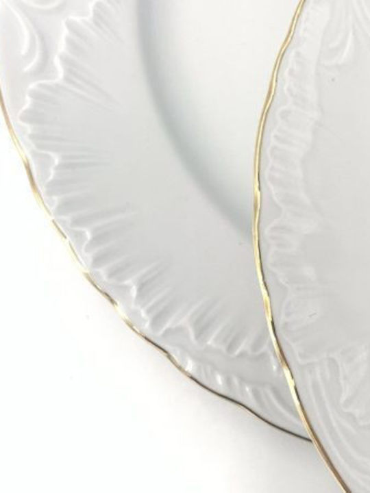 Emfasi Gold Porcelain Dinnerware Set 44pcs