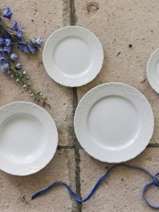 Emfasi White Porcelain Dinnerware Set 44pcs