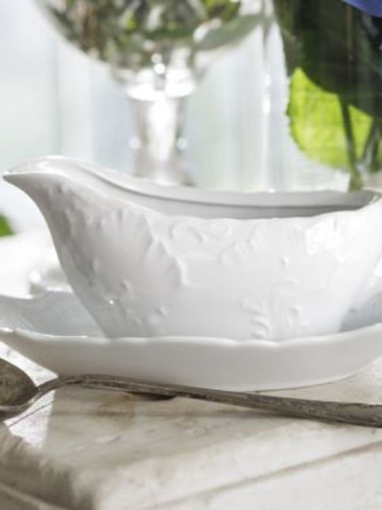 Emfasi White Porcelain Dinnerware Set 44pcs