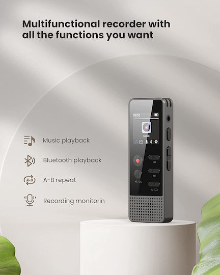 Sprachaufnahmegerät Recorder X001LWYV7R mit Interner Speicher 64GB