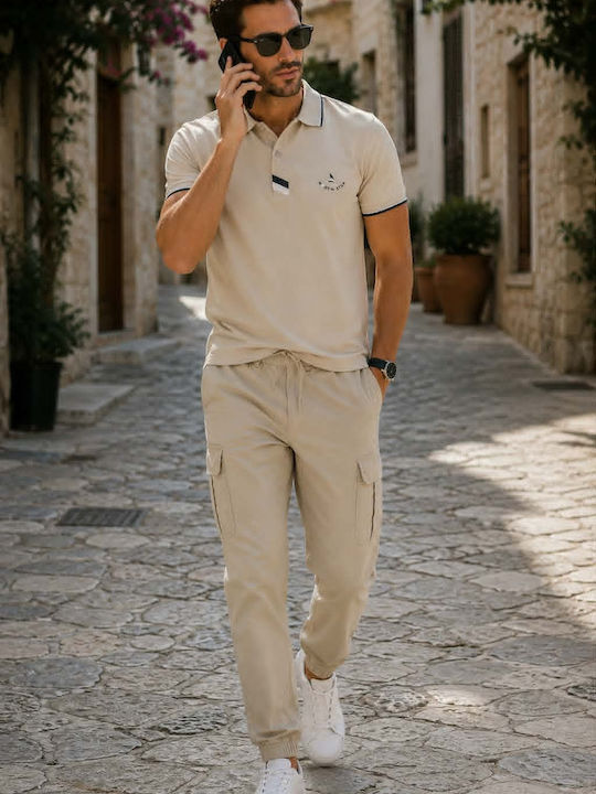 Beige Polo Shirt