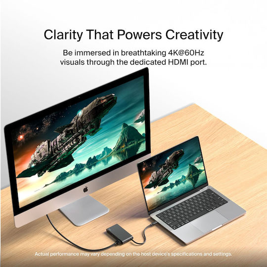 Belkin Connect USB-C Docking Station with HDMI 4K PD Grey