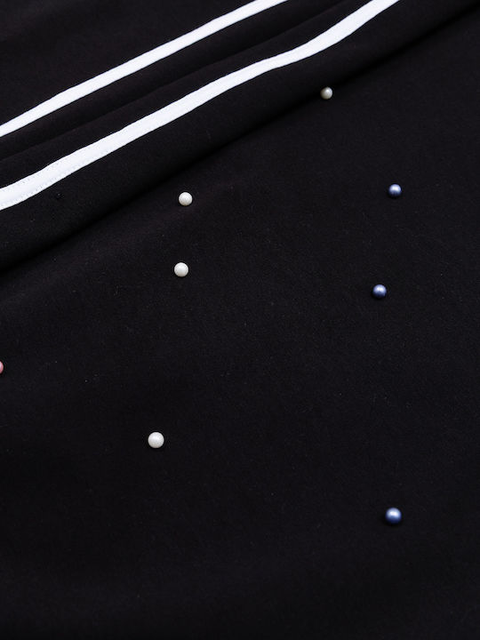 Kids Tracksuit Set With Top Black 2 Pieces