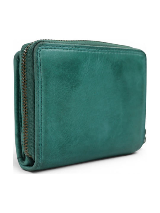 Small Leather Women's Wallet Green