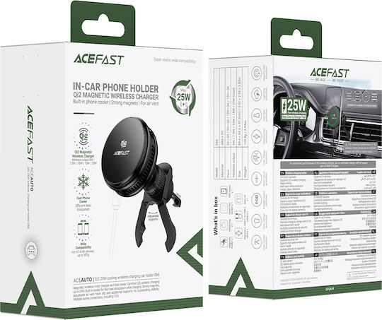 Acefast Handyhalterung Auto 4.7" - 6.9" mit Magnet Schwarz