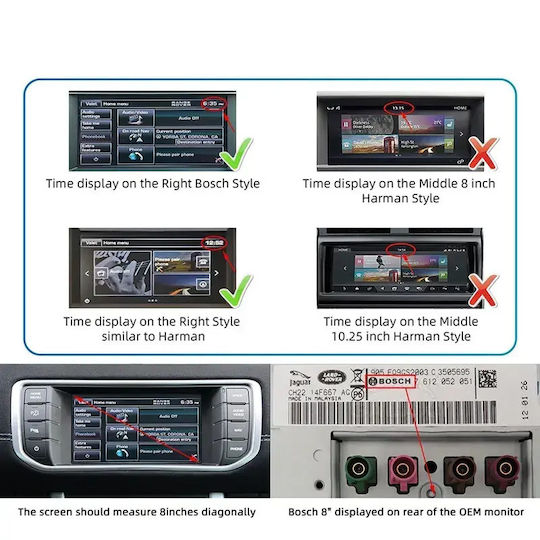Digital Iq Lr 715f Cpa Drahtloses Carplay Android Auto Box 2 Kamera In Jaguar Land Rover Mod 2016-2019 Bosch 8 Zoll Bildschirm