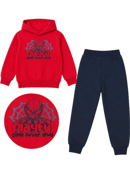 Kids Tracksuits With Top Red-Blue Maren 2 Pieces