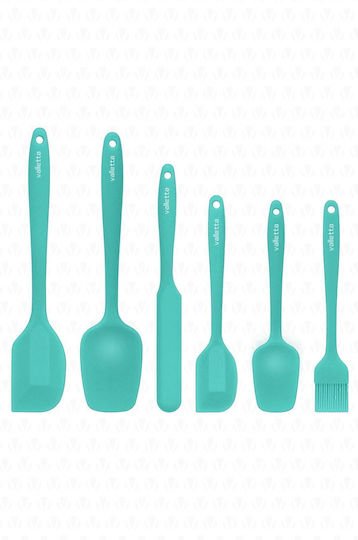 SteweHome Silicone Cooking Utensil Set 6 Pieces White