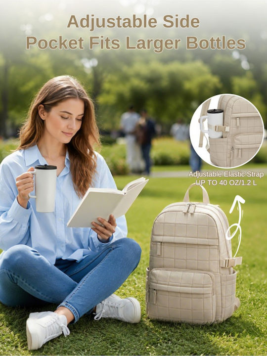 Miss Lulu Backpack Beige