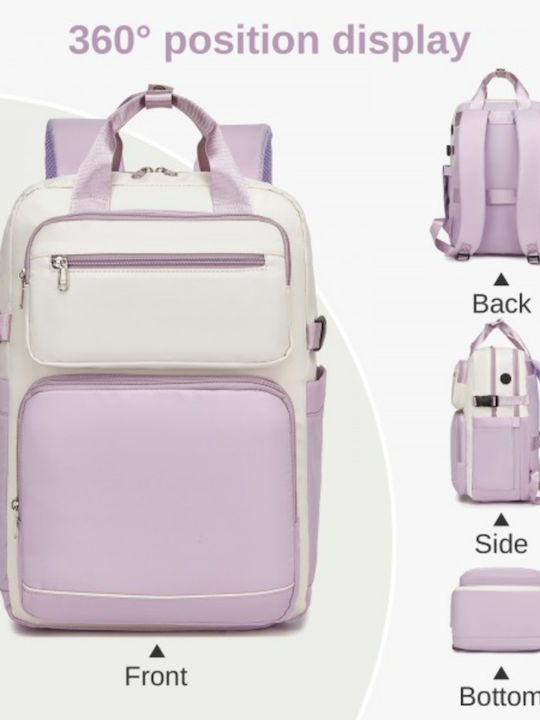Miss Lulu Backpack Beige