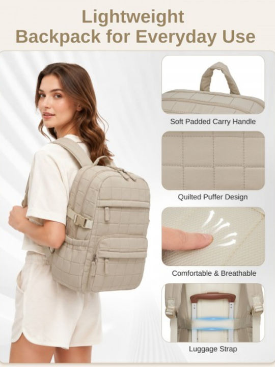 Miss Lulu Backpack Beige