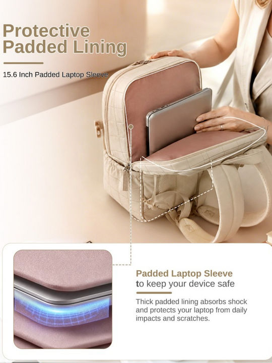 Miss Lulu Backpack Beige