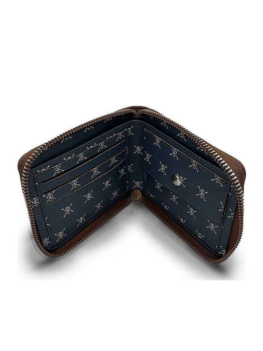 Karactermania Kids Wallet with Brown Zipper