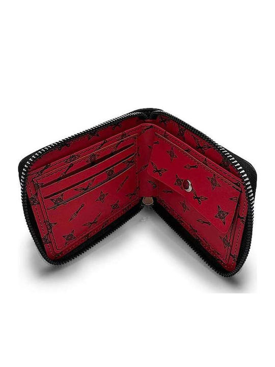 Karactermania Kids Wallet with Zipper Black