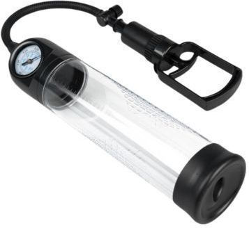 Männlicher Anfänger Penis-Pumpe Griff & Manometer Transparent
