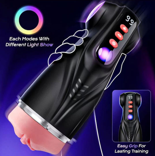 APH Masturbator Gura / Vagin / Fundul cu vibrație APH-545-GG