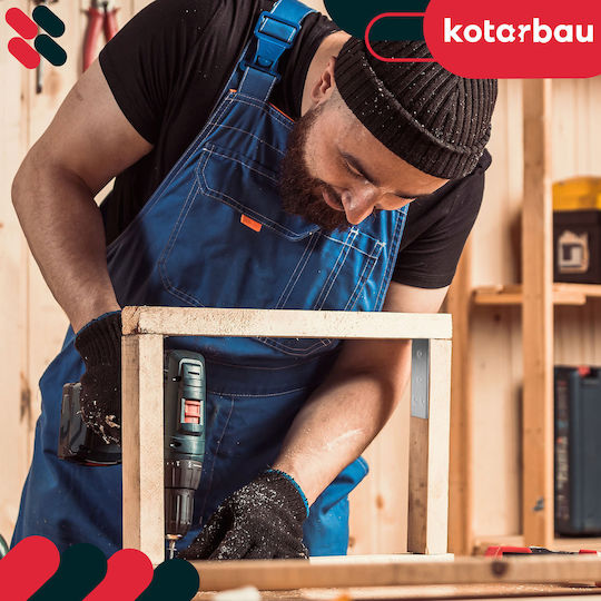 Kotarbau Ъглов Рафтов Тежкотоварен от Неръждаема Стомана в Сив Цвят 60x60mm 100 Бройки
