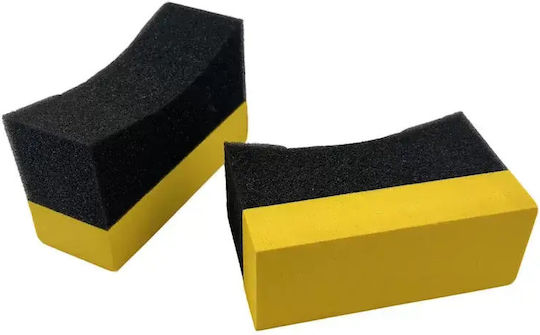 Polishing Sponges Feral Detaling Pro Tires 10x6x4cm 2 Pieces/Set Auto Gs 25575