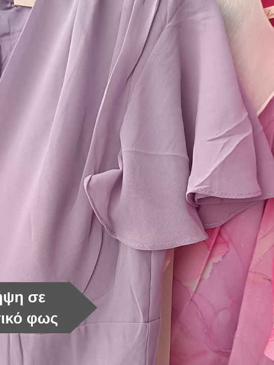 Rochie De Vară Maxi Pentru Nuntă Botez Lila